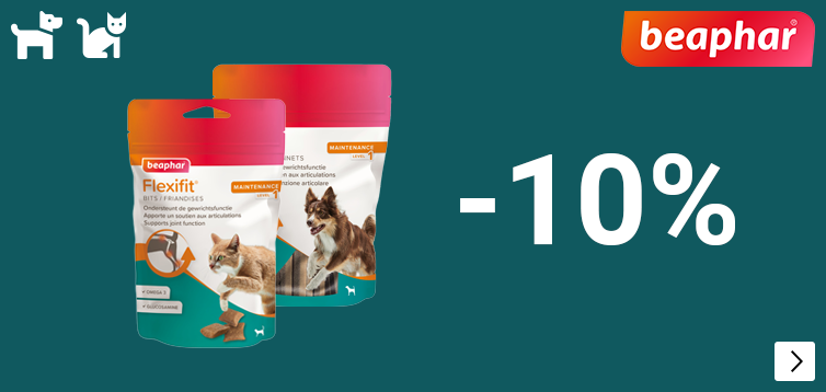 Beaphar flexifit of vloeibare pasta -10% DOG CAT